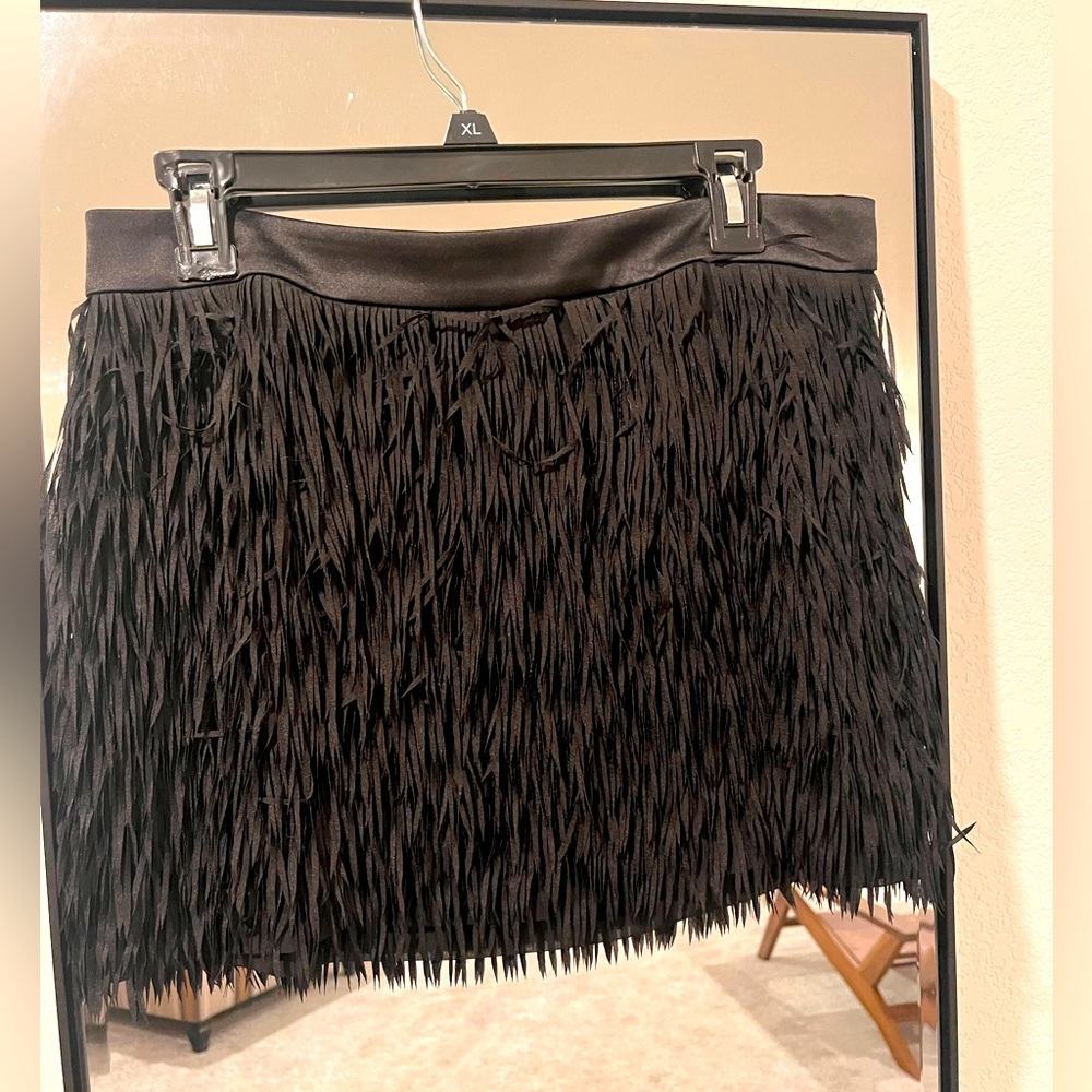 Express Shredded Mini Skirt